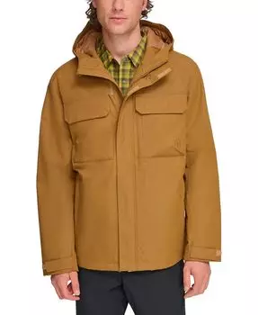 Мужская куртка с карманами и капюшоном BASS OUTDOOR, коричневый