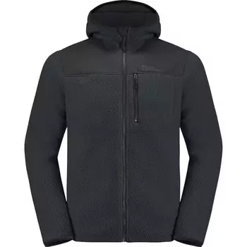 Мужская куртка с ворсом Kammweg Jack Wolfskin, черный