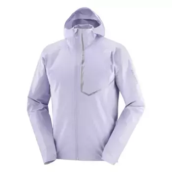 Мужская куртка Salomon BONATTI TRAIL Shell, фиолетовый