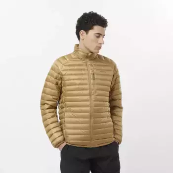 Мужская куртка Salomon Elixir Micro Down, коричневый