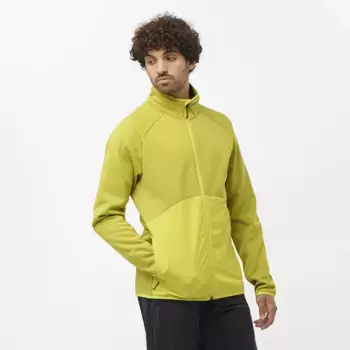 Мужская куртка Salomon Essential Warm на молнии, желтый