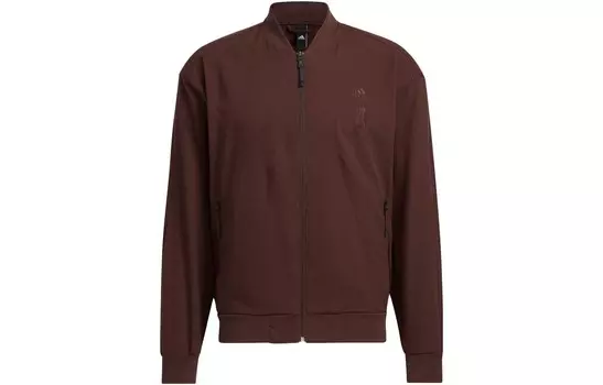 Мужская куртка серии Wuji, темно-коричневая Adidas, коричневый