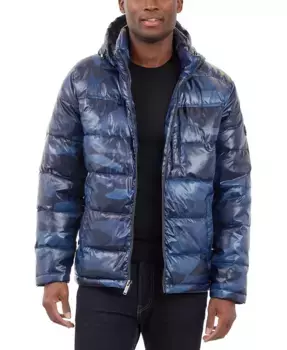 Мужская куртка Shine Puffer Michael Kors, синий