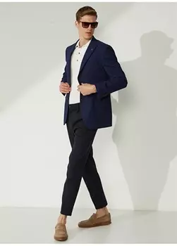 Мужская куртка Slim Fit темно-синего цвета Brooks Brothers