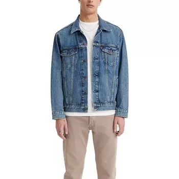 Мужская куртка свободного кроя Levi's Trucker, цвет Wheeler