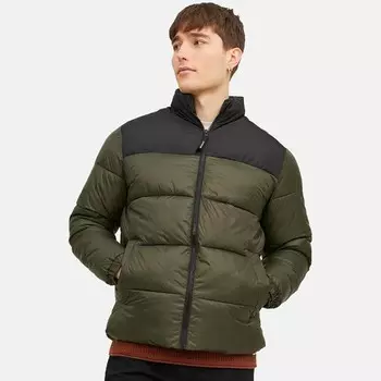 Мужская куртка тоби с пуховым воротником Jack & Jones, зеленый