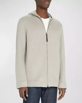 Мужская куртка Tomas из шерсти и кашемира с капюшоном Gabriela Hearst, цвет Stone Beige