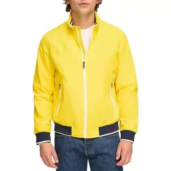 Мужская куртка Tommy Hilfiger с воротником-стойкой, желтый