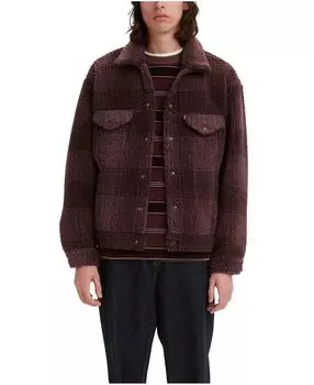 Мужская куртка trucker свободного кроя из шерпа-флиса Levi's, мульти