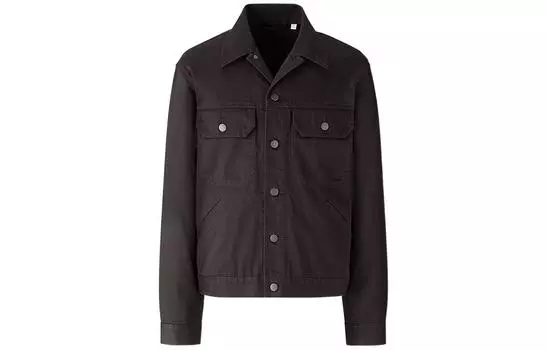 Трекерная куртка Uniqlo, 09 черный