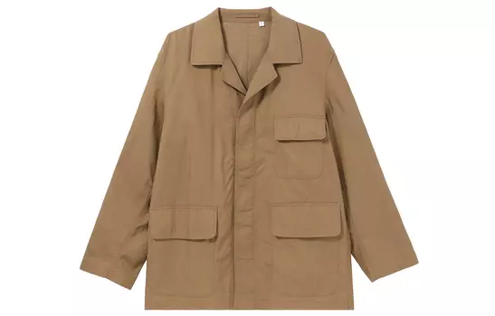 Мужская куртка UNIQLO, 34 коричневый