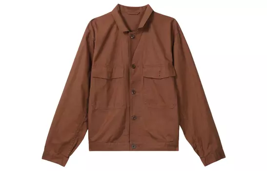 Куртка Uniqlo U Collection Unisex, 36 коричневый
