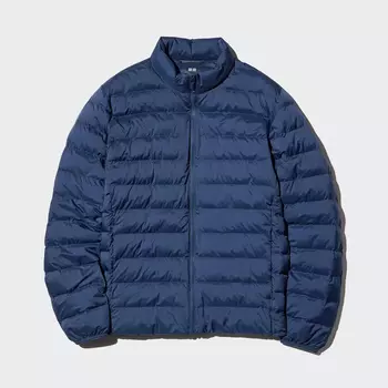 Мужская куртка Uniqlo Pufftech с воздушным утеплителем, 67 синий