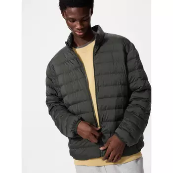 Мужская куртка Uniqlo Pufftech с воздушным утеплителем, 57 оливковый