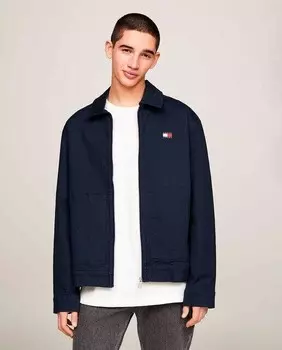 Мужская куртка в стиле Харрингтон Tommy Jeans, темно-синий