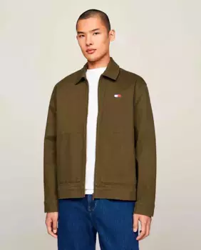 Мужская куртка в стиле Harrington Tommy Jeans, зеленый