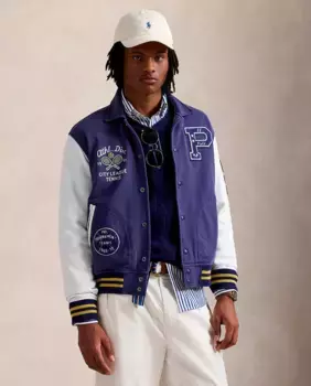 Мужская куртка в студенческом стиле Polo Ralph Lauren, мультиколор