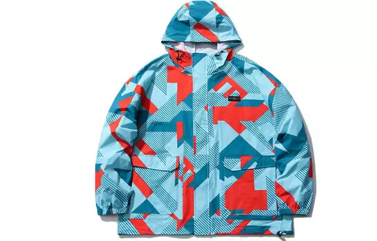 Мужская куртка Wade Collection с цветным геометрическим принтом Lining, цвет Colorful geometric print