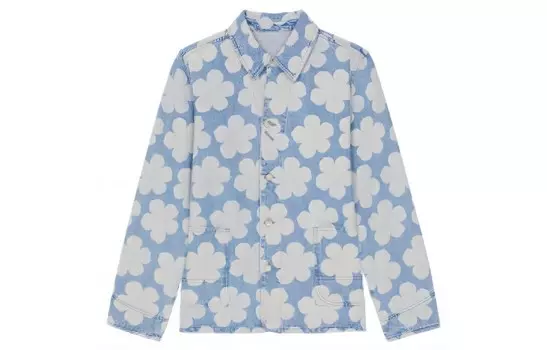 Мужская куртка X Nigo Hana Dots Limited Collection, небесно-голубая Kenzo, голубой