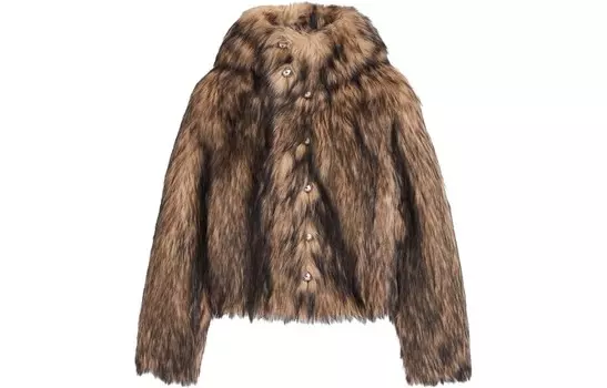 Мужская куртка X Rabanne Co-brand бежевого цвета H&M