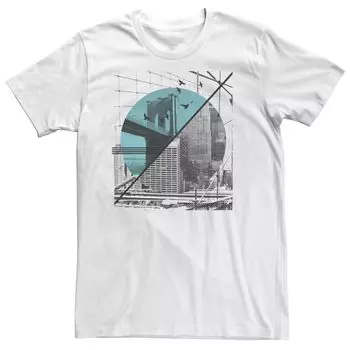 Мужская кв. Футболки с рисунком 9 NYC Apt. 9