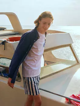 Мужская льняная рубашка оверсайз с длинным рукавом Xside