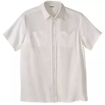 Мужская льняная рубашка с короткими рукавами для больших и высоких размеров Kingsize KingSize, белый