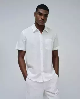 Мужская льняная рубашка Salsa Jeans, белый