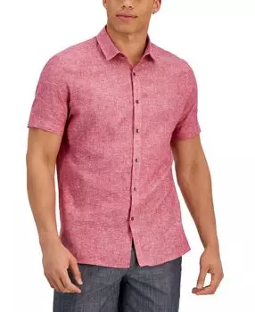 Мужская льняная рубашка стандартного кроя, созданная для macy's INC International Concepts, мульти