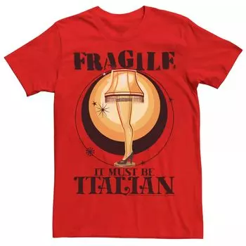 Мужская лампа "Рождественская история" Fragile It Must Be Italian Tee Licensed Character