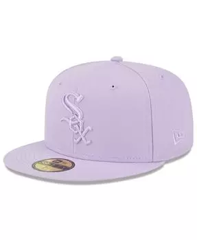 Мужская лавандовая шляпа Chicago White Sox 2023 Spring Color Basic 59FIFTY приталенная шляпа New Era