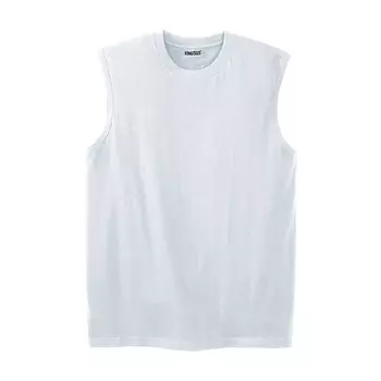 Мужская легкая безусадочная футболка Kingsize Big & Tall с мышцами KingSize, белый