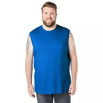 Мужская легкая безусадочная футболка Kingsize Big & Tall с мышцами KingSize, цвет Royal Blue