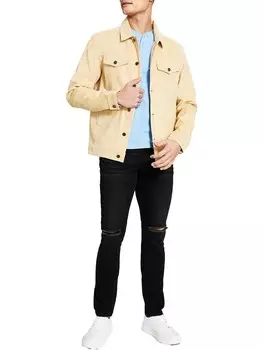 Мужская легкая куртка дальнобойщика из искусственной замши And Now This, хаки