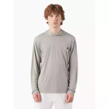 Мужская легкая рубашка с капюшоном от солнца Dickies, цвет alloy