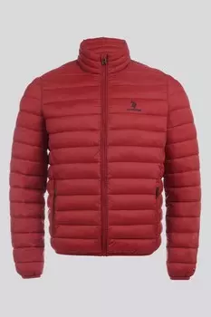 Мужская легкая стеганая куртка U.S. Polo Assn, красный