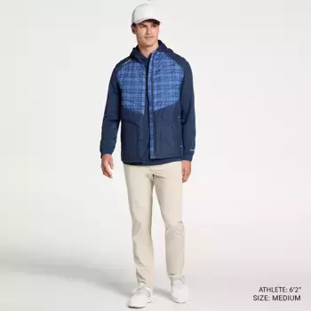 Мужская легкая толстовка для гольфа Walter Hagen Performance 11, темно-синий