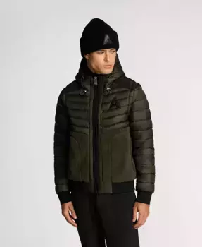 Мужская легкая утепленная куртка Kirkjufell 2-in-1 со съемными рукавами Alpenhaus, зеленый