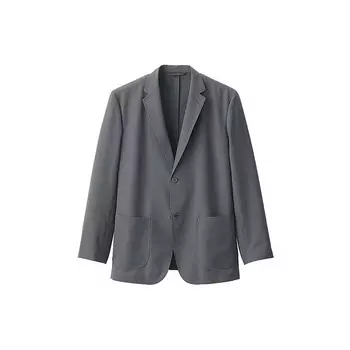 Мужская легкосохнущая куртка Muji из хлопчатобумажной ткани, серый