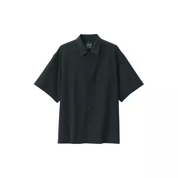 Мужская легкосохнущая рубашка Muji с короткими рукавами, хаки