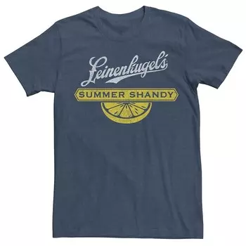 Мужская летняя футболка Leinenkugel's Shandy Licensed Character, цвет Navy Heather