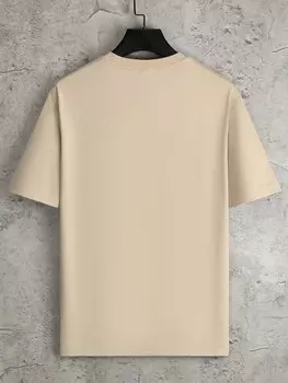 Мужская летняя повседневная футболка с короткими рукавами и принтом пальм Hypemode Manfinity, хаки