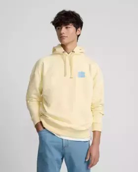Мужская летняя толстовка с капюшоном специального кроя Silbon, желтый