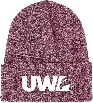 Мужская лига-Legacy UW-La Crosse Eagles малиновая вязаная шапка