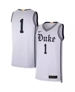 Мужская лимитированная аутентичная футболка #1Duke Blue Devils Jordan, мультиколор