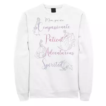 Мужская линия принцессы с рисунком Mom You Are Fleece Disney