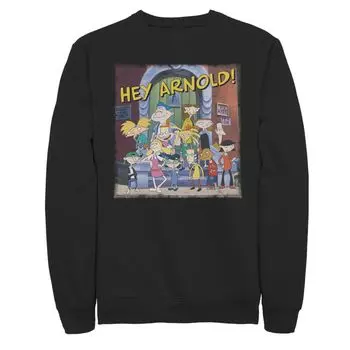 Мужская литая флисовая куртка Hey Arnold Licensed Character