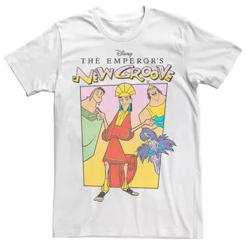 Мужская литая футболка с плакатом Disney Emperors New Groove Licensed Character