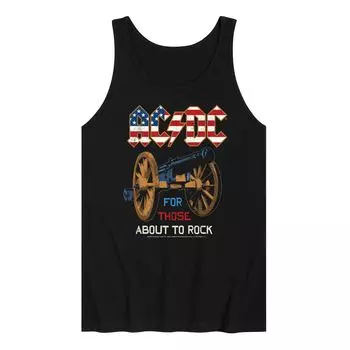 Мужская майка ACDC About To Rock Tank Licensed Character