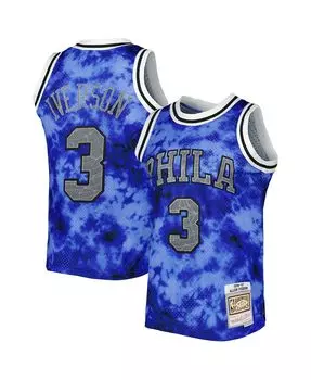 Мужская майка Allen Iverson Royal Philadelphia 76ers 1996-97 Galaxy Swingman Mitchell & Ness